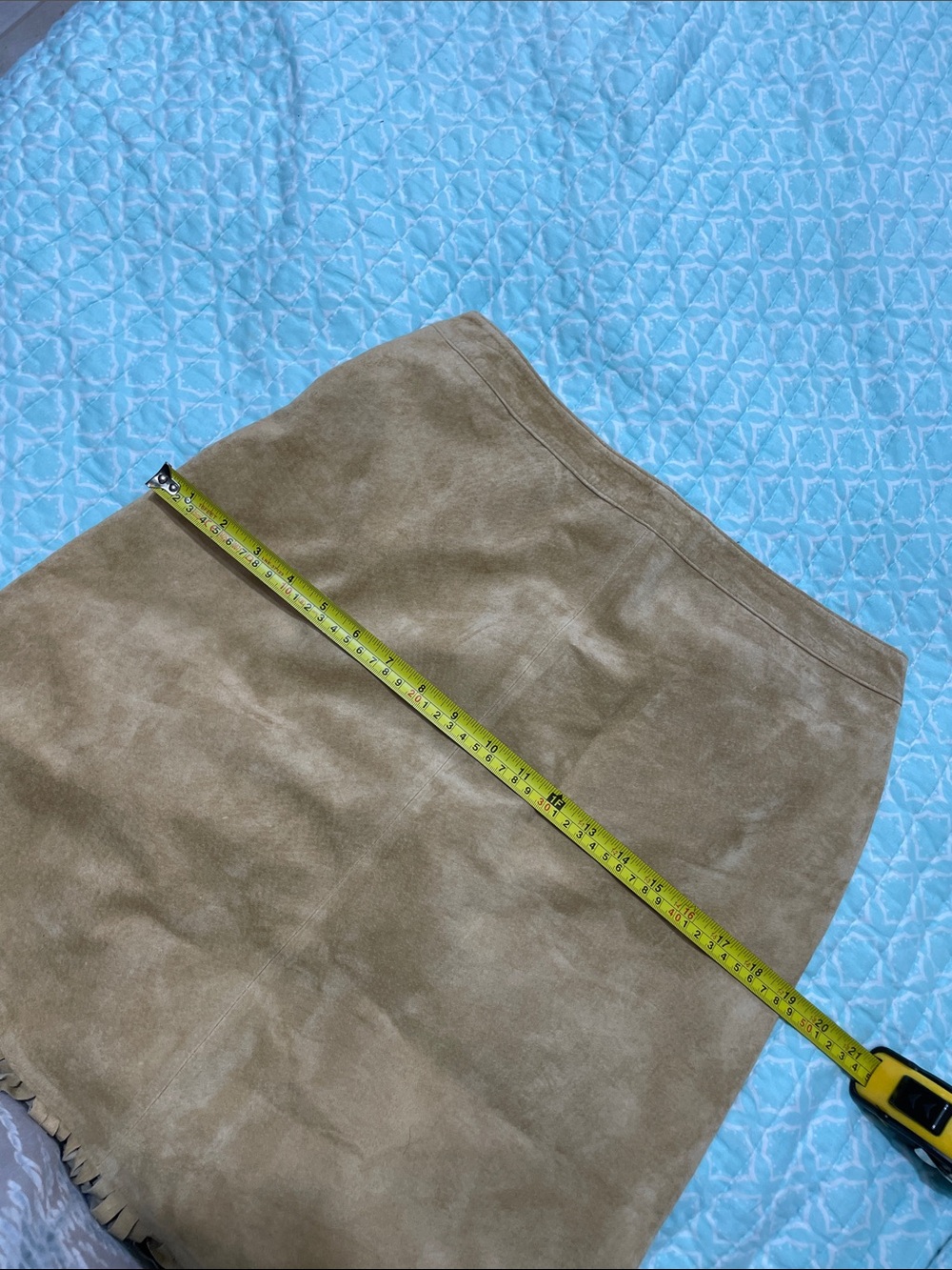 fringe suede pencil skirt by Newport News - Picture 7 of 8
